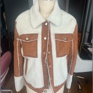 Barney’s Original Faux Shearling Jacket